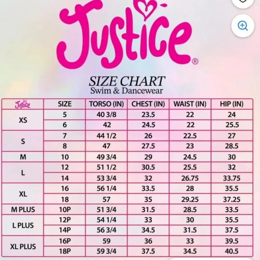 Justice Girls‎ 2 Pc Long Sleeve Rashguard Swimsuit Pink/Blue Floral Size XL NEW